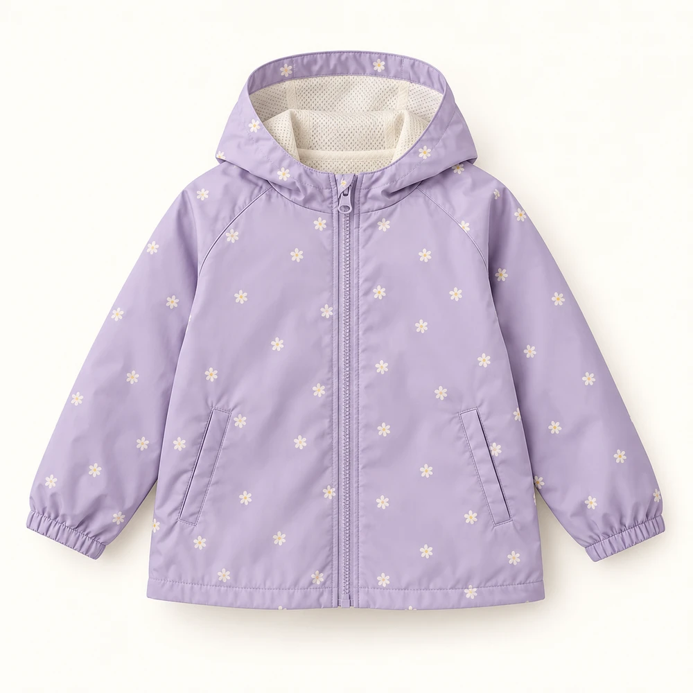 Daisy Drift Jacket in Lavender, front view